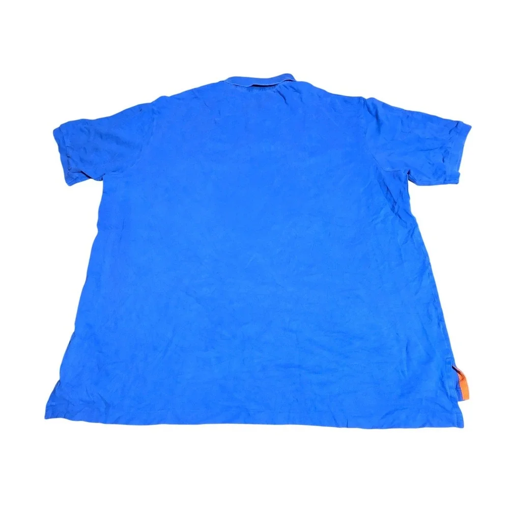 Polo Ralph Lauren Men 3XLT Blue Marine Supply Crest Big Pony Polo Shirt